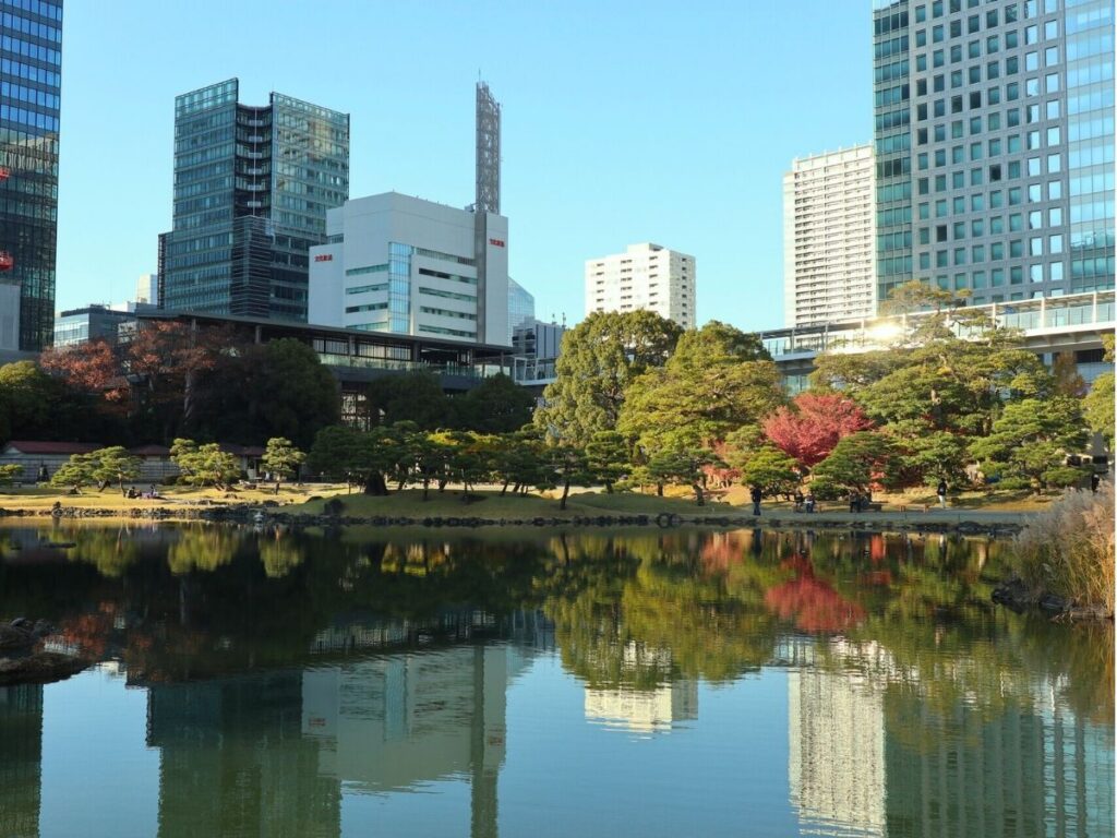 旧芝離宮公園の池