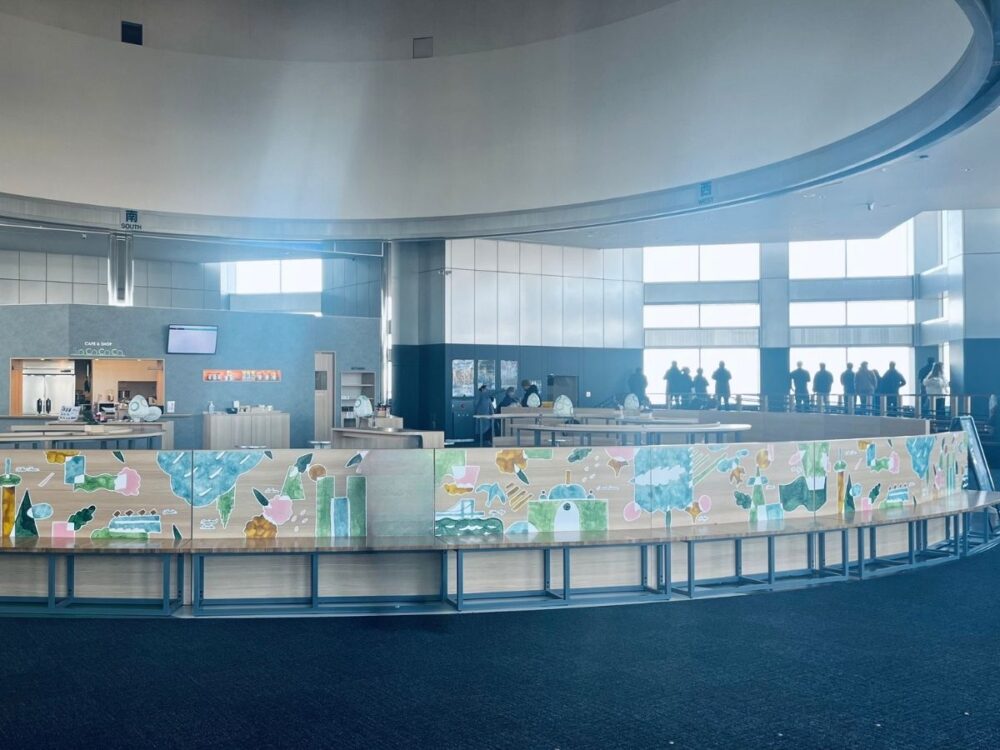 北展望室の様子