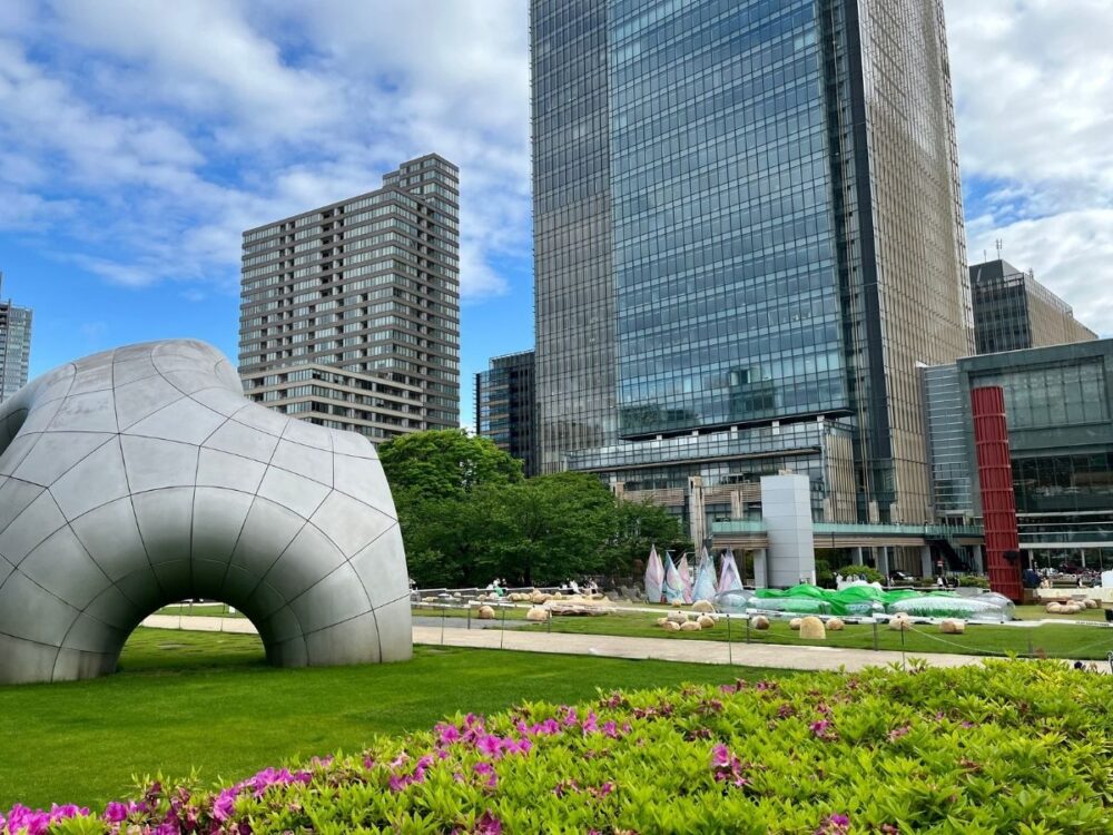 新緑の檜町公園・ミッドタウン